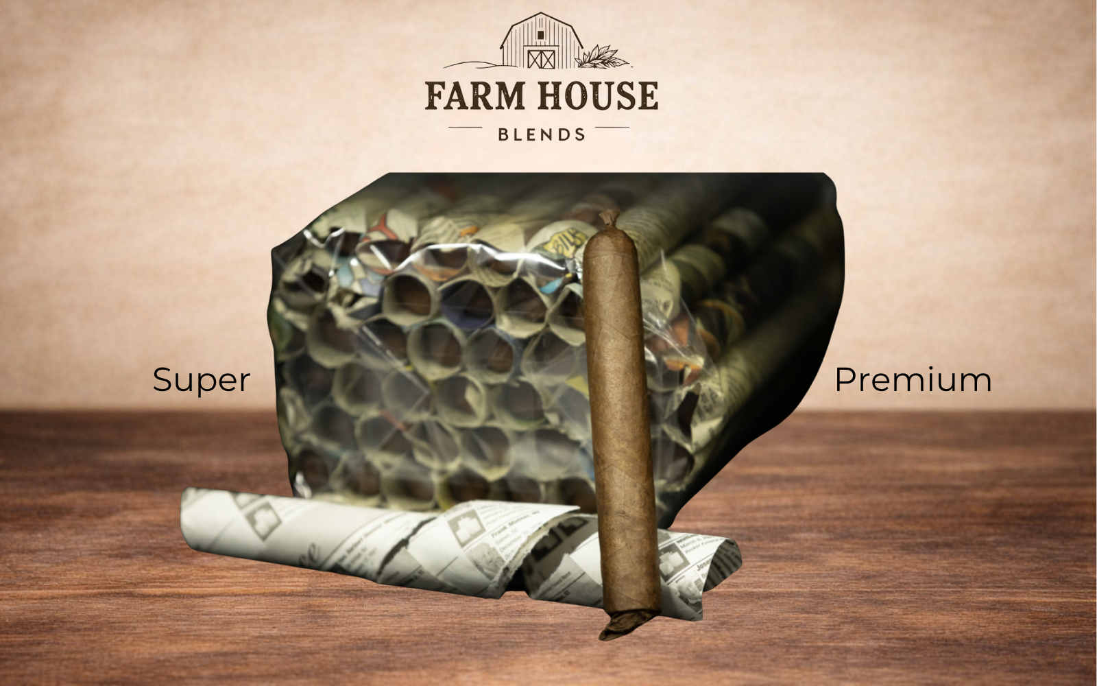 Super Premium L1 5 1/2 x 54 Cameroon Robusto 50-count cigar bundle